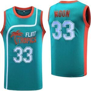 Flint Tropics Jackie Moon #33  XL Semi Pro Mens Jersey